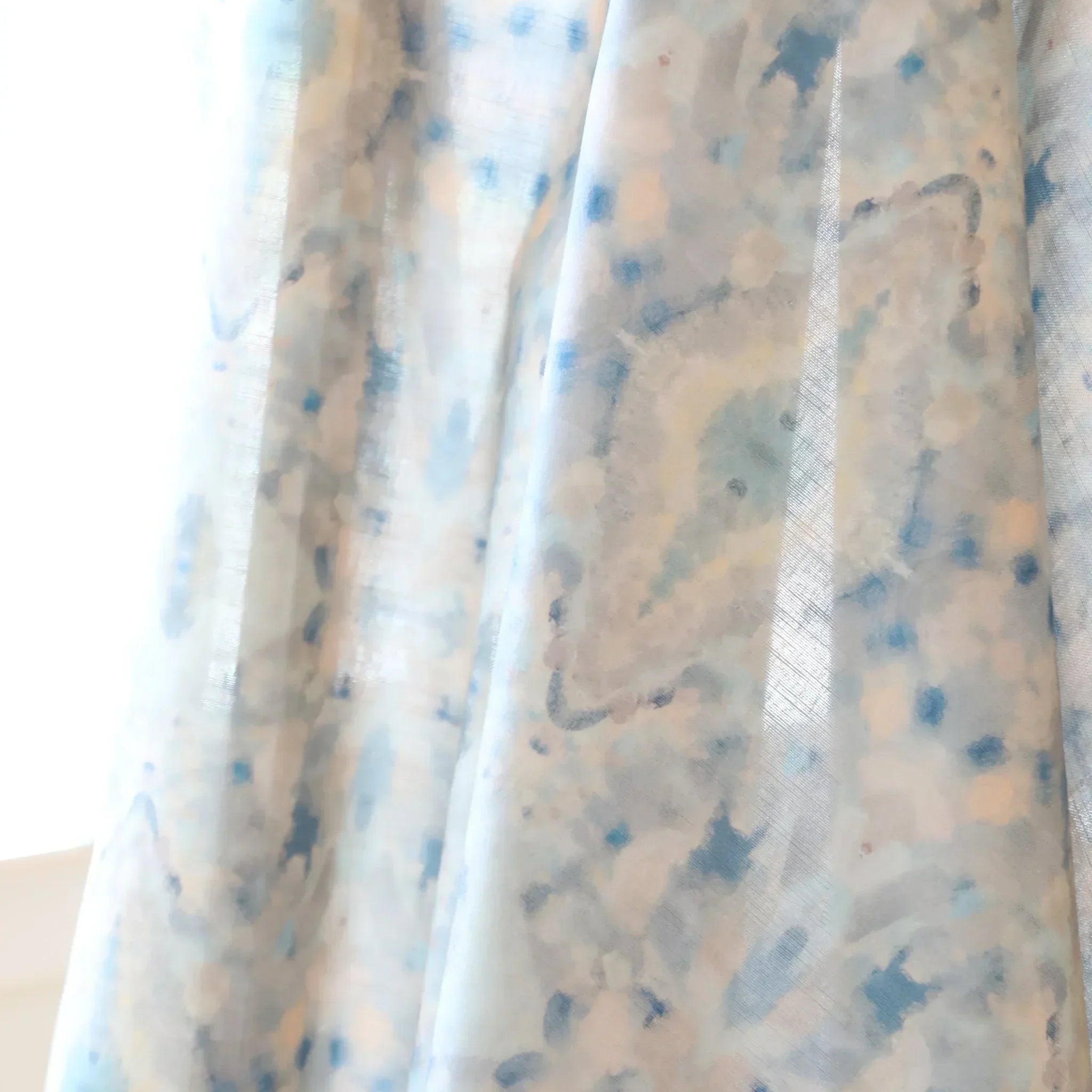 Luxury abstract fabric with layered organic movement inspired by Colorado River rock, designed for drapery, upholstery, bedding, and modern traditional interiors. Large-scale pattern with soft tonal variation and natural texture for collected luxury homes. Sustainably printed and handcrafted in England by Truett Designs.