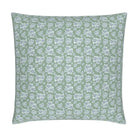Luxury floral decorative pillow inspired by English cottage gardens with soft botanical detail and layered texture, designed for modern traditional interiors, cozy bedrooms, collected living spaces, and timeless cottage-style homes. Sustainably printed and handcrafted in England by Truett Designs.