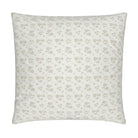 Luxury floral decorative pillow inspired by English cottage gardens with soft botanical detail and layered texture, designed for modern traditional interiors, cozy bedrooms, collected living spaces, and timeless cottage-style homes. Sustainably printed and handcrafted in England by Truett Designs.
