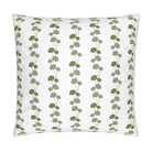Luxury floral decorative pillow featuring the Dahlia Vine pattern, inspired by blooming dahlias and winding vines, for modern traditional and collected interiors.