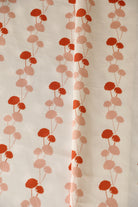 Luxury linear floral fabric with elegant dahlia vine pattern inspired by English gardens, ideal for drapery, upholstery, and refined layered interiors.