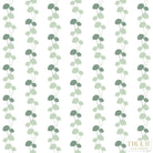 Luxury botanical and floral wallpaper featuring an elegant linear dahlia vine pattern inspired by English gardens, designed for modern traditional interiors, powder rooms, bedrooms, dining spaces, and layered luxury homes. Sustainably printed in England by Truett Designs.